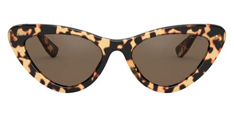 Miu Miu MU01VS 7S08C1 Eyeglasses in Light Havana